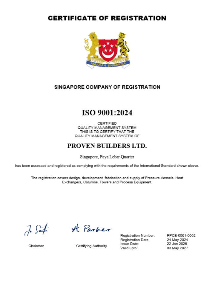 Singapore business registration certificate Word and PDF template